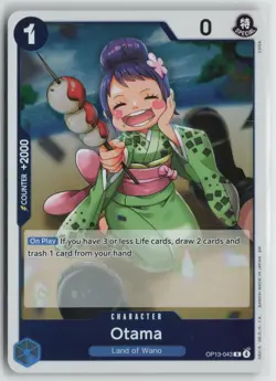 One Piece TCG Otama R OP13-043 Carrying On His Will English - Image 1