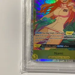 2024 One Piece ENGLISH NAMI OP08 106 SR Two Legends PSA 10 Gem Mint! - Image 5