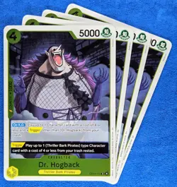 4x Dr. Hogback OP14-110 R | NM | The Azure Sea's Seven | One Piece TCG | English - Image 1