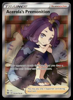 Pokemon Cards Acerola's Premonition TG24/TG30 Brilliant Stars Trainer Gallery NM - Image 1