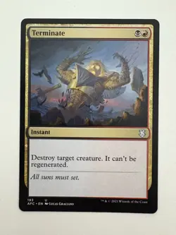 Terminate MTG Magic the Gathering Card NM Near Mint AFC - Image 1