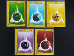 [GD] 5 Card Energy Card Bundle VS Series 2001 1st Edition Japanese Pokemon Cards - Image 1