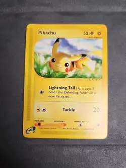 Pokemon TCG Cards Pikachu 124/165 Expedition NM-LP - Image 1