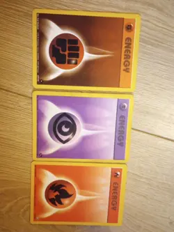 Pokemon TCG Random 3 Card Lot Of Energy Cards Gym Challenge Neo Genesis - Image 1