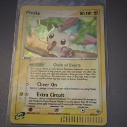 Pokemon TCG Plusle EX Dragon Regular 8/97 50 HP 2003 English Card - Image 1