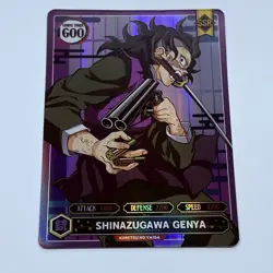 Shinazugawa Genya - Demon Slayer Trading Card Game Holo Foil Cool Art Tc8 - Image 1