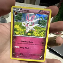 Pokemon Sylveon XY Holo Promo XY04 90 HP Fairy Stage 1 English Pokemon TCG Card - Image 1