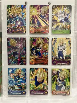 Dragon Ball Super Saiyan Vegeta Clear File & 9-Pocket Card Display Set Japan - Image 3