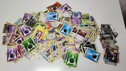 Over 250+ Pokemon Vintage Energy Trainers bundle bulk + 2 Power Cards From Movie - Image 2