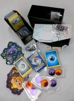 Pokemon Cards 3 Sealed Packs & Some Loose W/Dice Stickers Collectable - Image 1