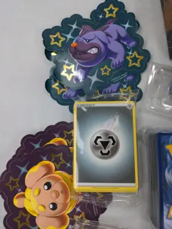 Pokemon Cards 3 Sealed Packs & Some Loose W/Dice Stickers Collectable - Image 2