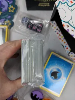 Pokemon Cards 3 Sealed Packs & Some Loose W/Dice Stickers Collectable - Image 3