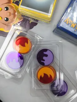 Pokemon Cards 3 Sealed Packs & Some Loose W/Dice Stickers Collectable - Image 5