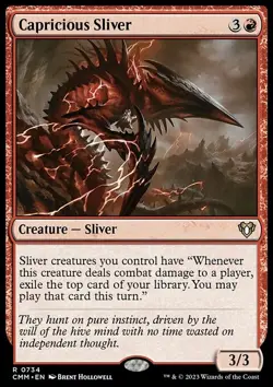 Capricious Sliver - Commander Masters | MTG Card - Image 3