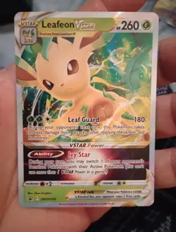 Leafeon VSTAR SWSH195 SWSH: Sword & Shield Promo Cards Holo - Image 1