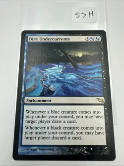 MTG magic cards 1x Dire Undercurrents Shadowmoor LP, English - Image 2