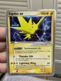 Zapdos ex 033 Nintendo Black Star Promo Pokemon Card - Image 1