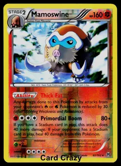 Mamoswine 82/162 Reverse Holo - XY - BREAKthrough Pokemon Card [Near Mint] - Image 1