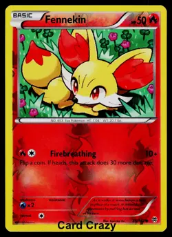 Fennekin 25/162 Reverse Holo - XY - BREAKthrough Pokemon Card [Near Mint] - Image 1