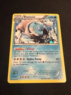 Pokemon TCG Card - Blastoise 16/101 - Plasma Blast - Holo - LP - Image 1