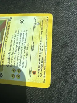 Pokemon Card - Raichu 14/62 - Fossil - Holo - 1st Edition - MP - Image 2