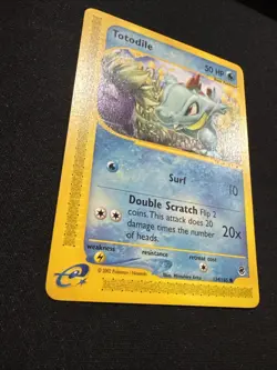 Pokemon Card - Totodile 134/165 - Expedition - E-Reader - LP+ - Image 3