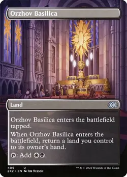 Orzhov Basilica (Borderless) Double Masters 2022 Regular - Image 1