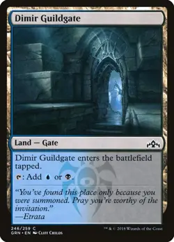 Magic the Gathering: Dimir Guildgate 4x Playset Guilds of Ravnica - Image 2