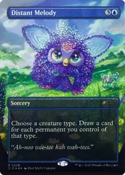 Distant Melody - Confetti Foil Extended Art SLD NM MTG - Image 1