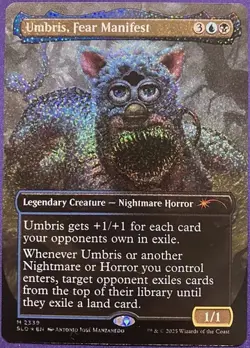 Umbris, Fear Manifest - Confetti Foil Extended Art SLD NM MTG - Image 1