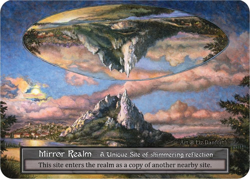 FOIL Sorcery Contested Realm - Mirror Realm (Foil) - Beta (B) - Image 1