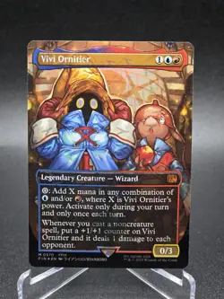 MTG - Vivi Ornitier - Borderless Chocobo Track Foil - Final Fantasy - Image 1