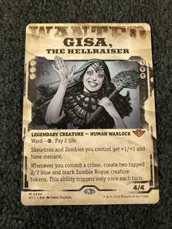 Magic MTG - Gisa, the Hellraiser (Showcase) - Outlaws of Thunder Junction - Image 1
