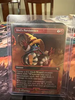 Vivi's Persistence (Borderless) Commander: Final Fantasy Foil (Super Clean) - Image 1