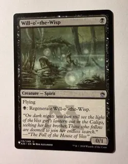 MTG Magic the Gathering Will-o'-the-Wisp (A25-115/1358) The List NM - Image 1