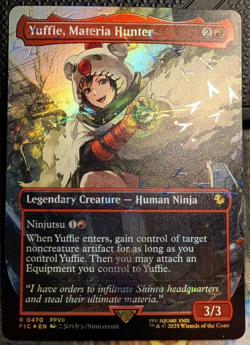 YUFFIE, MATERIA HUNTER Chocobo Track Foil - Final Fantasy MTG Magic - Image 1