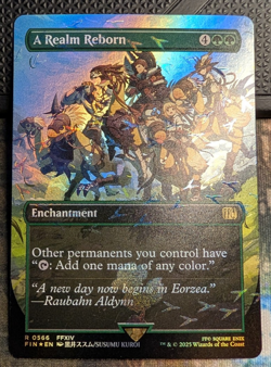 A REALM REBORN Chocobo Track Foil - Final Fantasy MTG Magic: the Gathering - Image 1