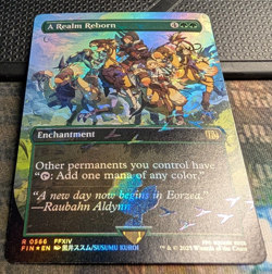 A REALM REBORN Chocobo Track Foil - Final Fantasy MTG Magic: the Gathering - Image 2