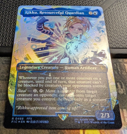 RIKKU, RESOURCEFUL GUARDIAN Chocobo Track Foil - Final Fantasy MTG Magic - Image 2