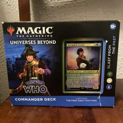 NEW MTG Magic The Gathering Doctor Who Commander Deck Blast From The Past Sealed - Image 1