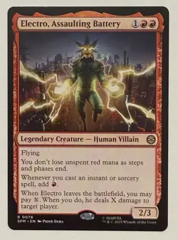 Electro, Assaulting Battery - Marvel's Spider-Man MTG - Image 1