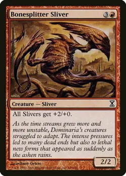 Bonesplitter Sliver Time Spiral Played MTG Magic DNA GAMES - Image 1
