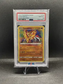 Pokemon Amazing Rare PSA 10 Sequential SET Rayquaza, Celebi, Zamazenta - Image 3