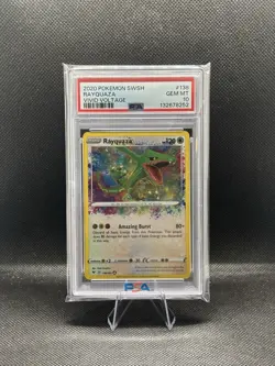 Pokemon Amazing Rare PSA 10 Sequential SET Rayquaza, Celebi, Zamazenta - Image 4