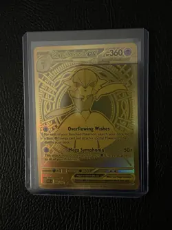 Pokemon TCG Mega Gardevoir EX Holo Gold Rare Card 187/132 ME01 Mega Evolution - Image 2