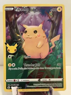 Pokemon Pikachu TCG Celebrations Card 005/025 25th Anniversary - Image 1
