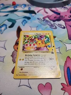 Pokemon TCG Birthday Pikachu Trading Card #24 Celebrations Classic Collection #2 - Image 2