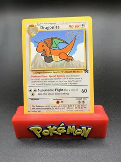 Pokemon TCG Dragonite #5 Black Star Promo WB the First Movie Stamped Card LP/MP - Image 1