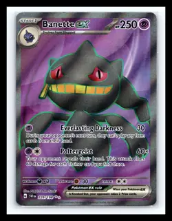💥 Banette ex 229/198 Sv01: Scarlet & Violet Base Set Holo Pokemon TCG - Image 1