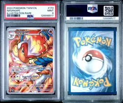 2024 Pokemon SV Twilight Masquerade TWM EN Infernape #173/167 PSA 9 MINT - Image 1